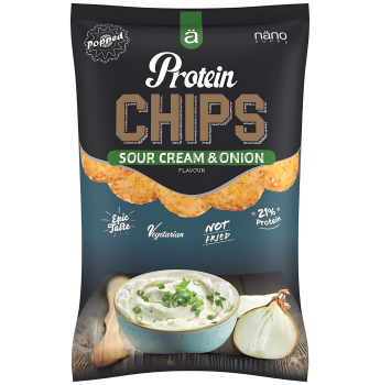 nänoSupps - Protein Chips Sour Cream & Onion 40g